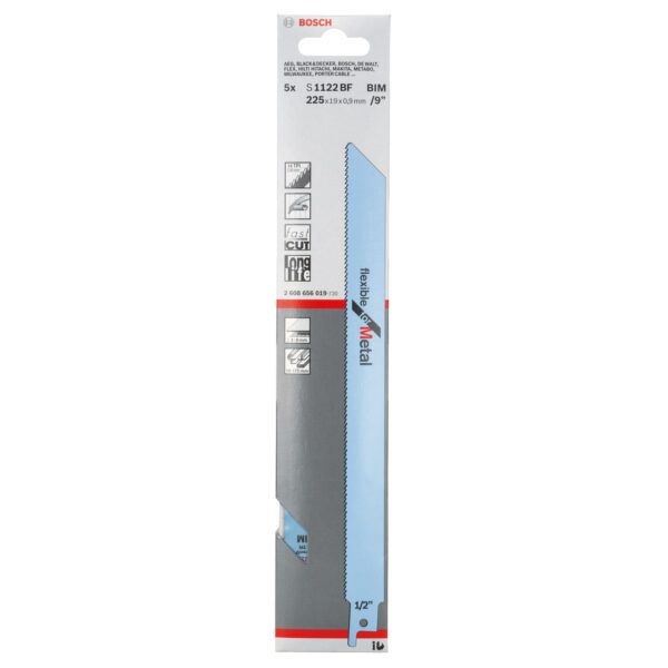 BOSCH LAM. SERROTE SABRE (5UN) S 1122 BF 2608656019