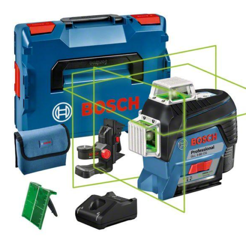 BOSCH NIVEL LASER GLL 3-80 CG + BM1 0601063T00